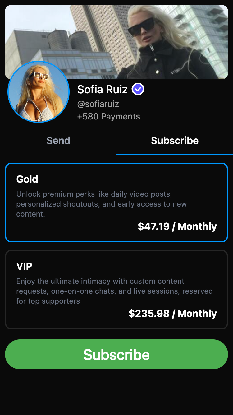 Application dashboard interface